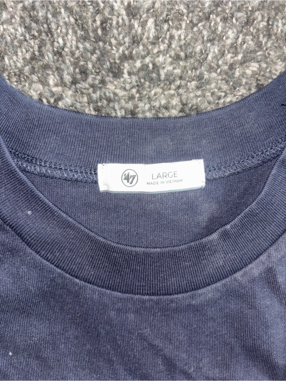 Chicago Bears Navy Football Tee - Picture 2 of 4